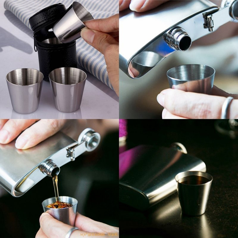 4/6Pcs Stainless Steel Cups Mi - đánh giá và giá Coffee Tea And Sugar Set