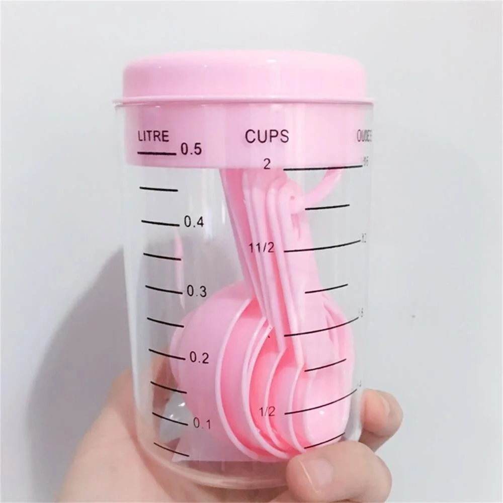 7 Cái/bộ Nhựa Cốc Đo Và Thìa C - đánh giá và giá Coffee Tea And Sugar Set