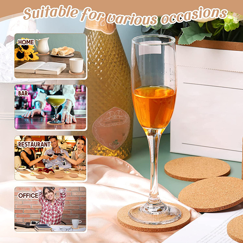 5/10/20/30PCS Round Wood Mats  - đánh giá và giá Xbloom Coffee Tea
