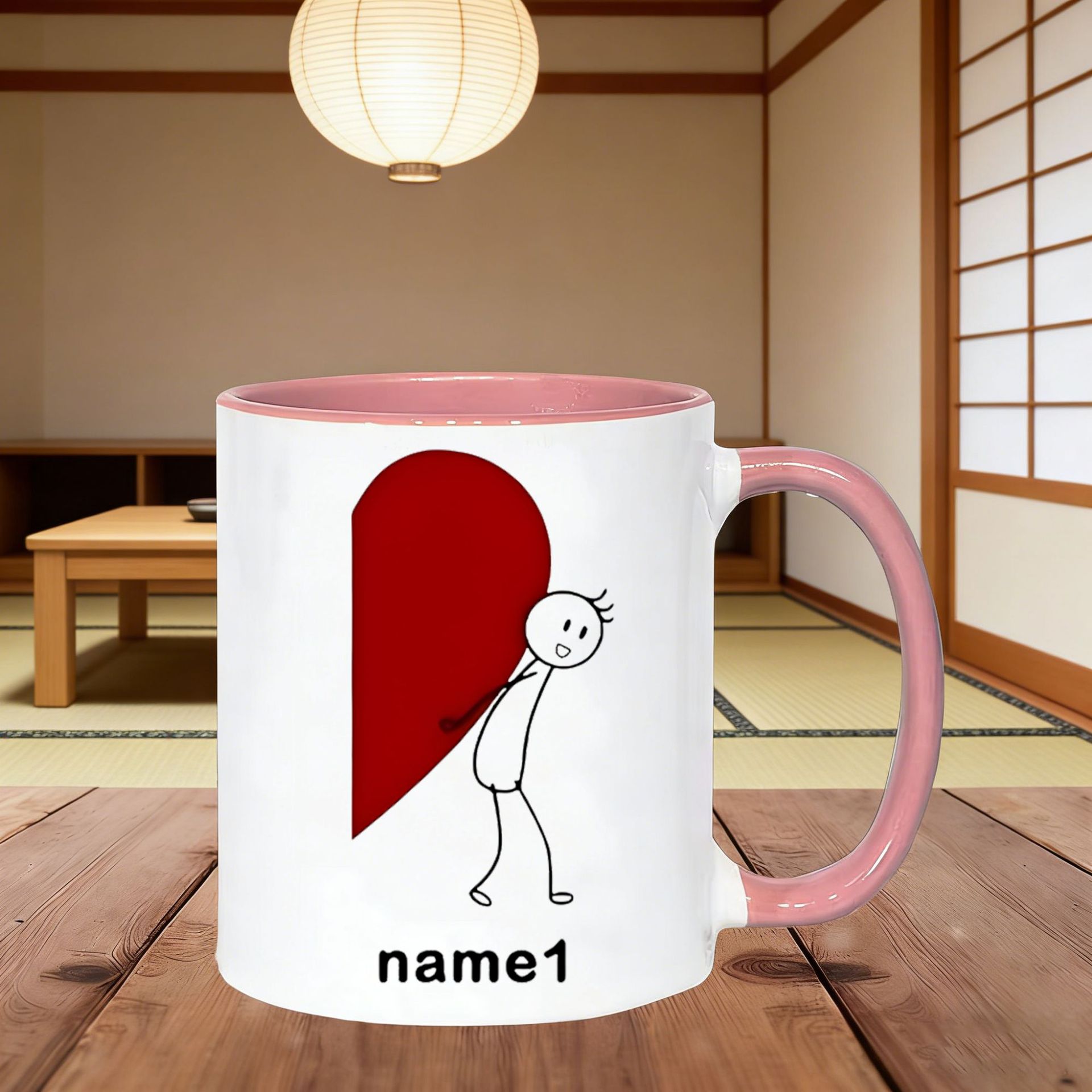 Customizable Name Heart-shaped - đánh giá và giá Coffee Tea Name