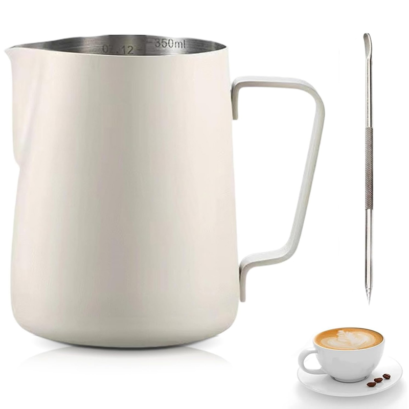 Milk Jug Stainless Steel Measu - đánh giá và giá Barista Milk Jug