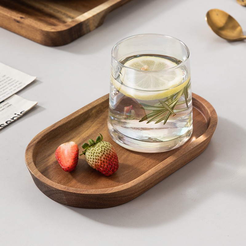 Acacia Wood Coffee Tray Decora - đánh giá và giá Coffee Tea And Sugar Set