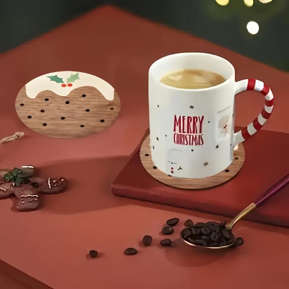 Wooden Cup Coasters Set Puddin - đánh giá và giá Xbloom Coffee Tea