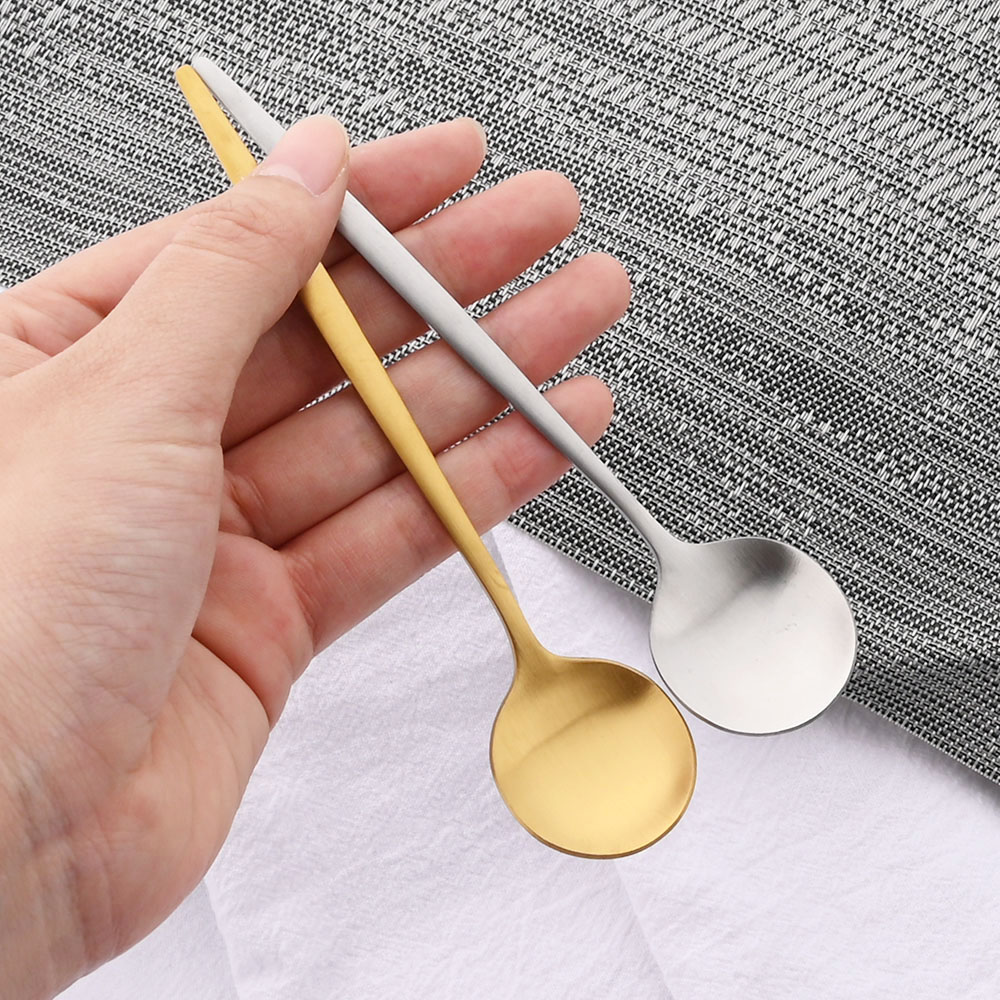 6Pcs Small Matte Spoon Tea Cof - đánh giá và giá Coffee Tea And Sugar Set
