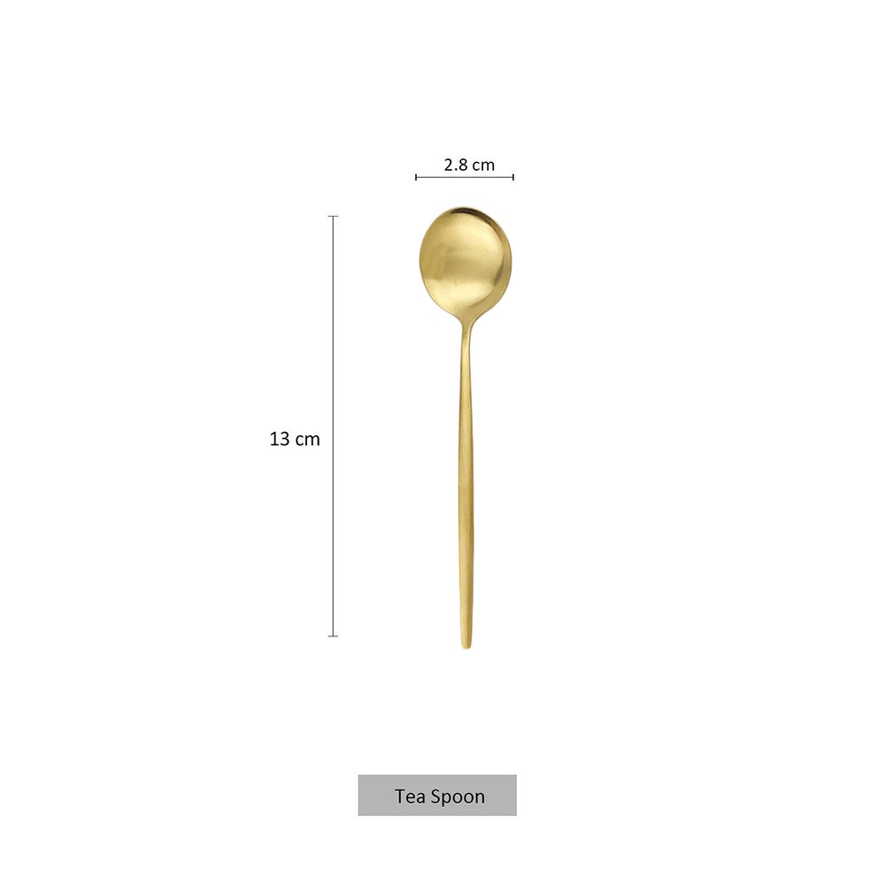 6Pcs Small Matte Spoon Tea Cof - đánh giá và giá Coffee Tea And Sugar Set