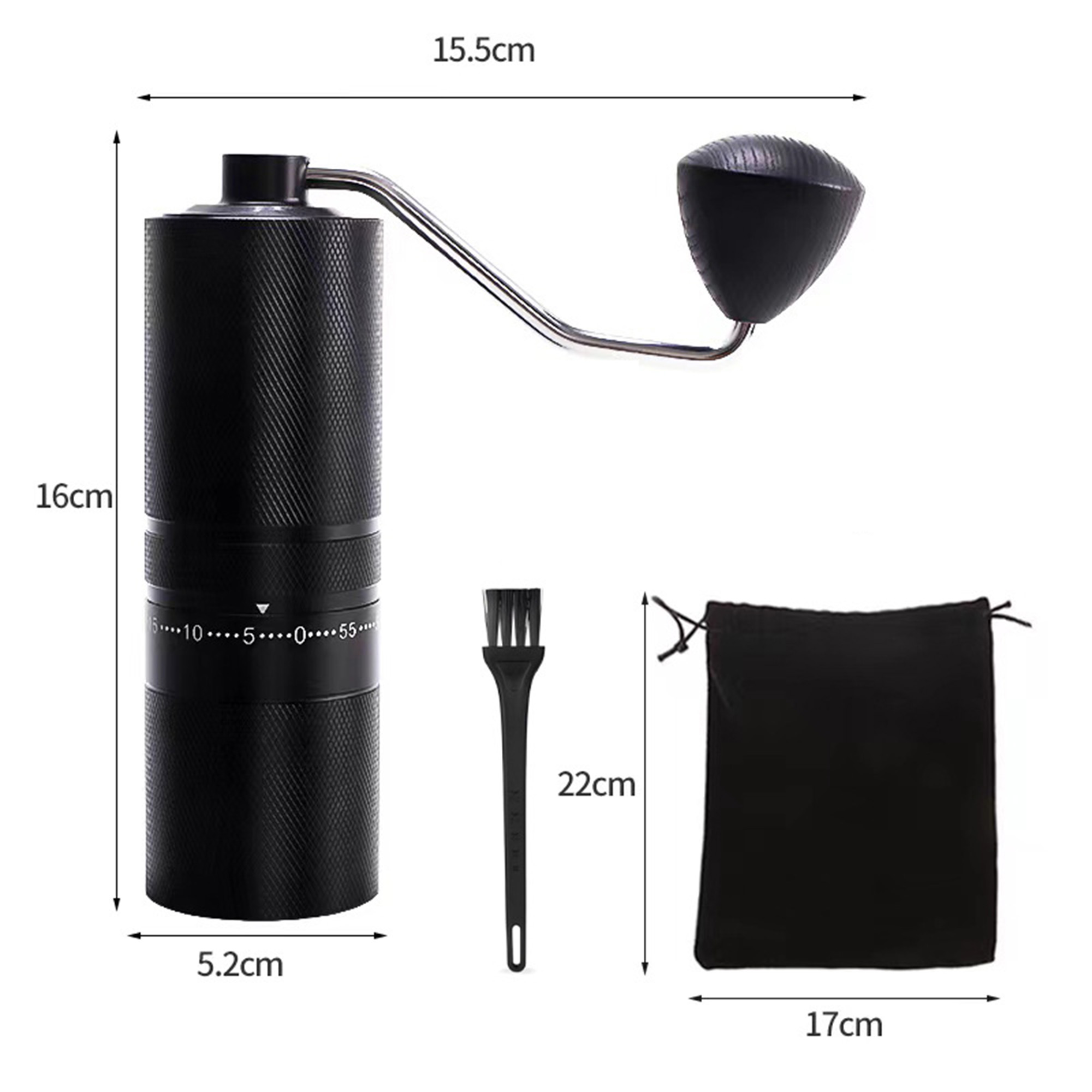 Portable Hand Coffee Bean Grin - đánh giá và giá Burr Hand Grinder