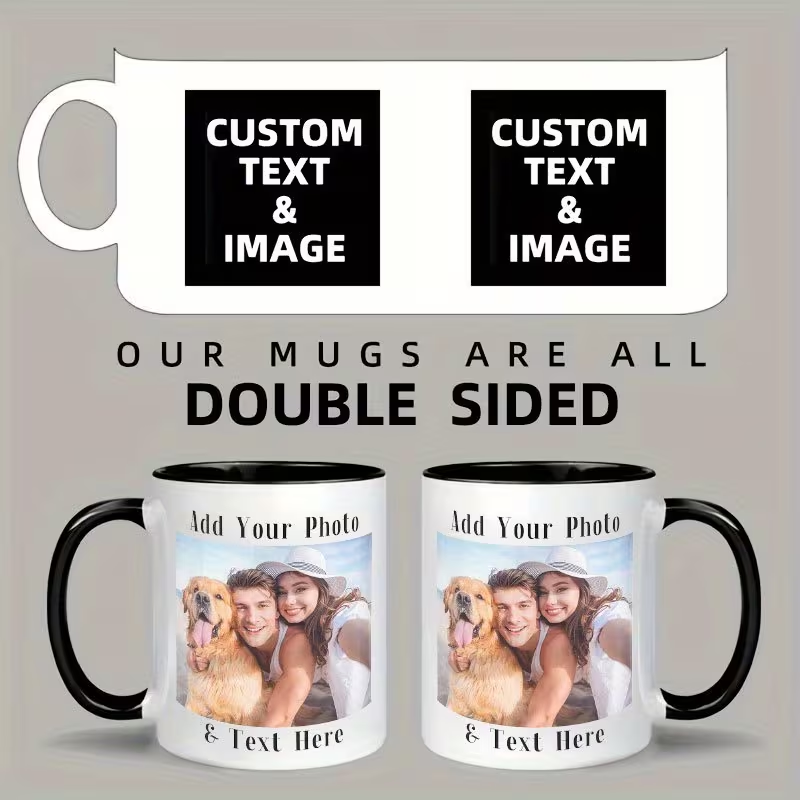 Customized Double Sided Photo  - đánh giá và giá Coffee Tea Name