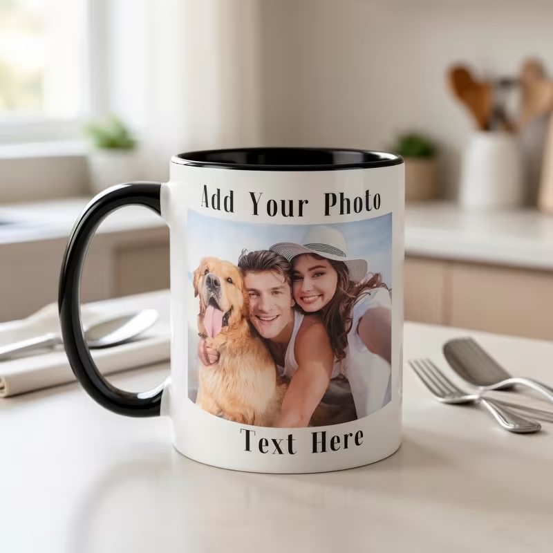 Customized Double Sided Photo  - đánh giá và giá Coffee Tea Name